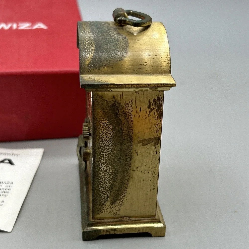 Swiss Made Swiza Sheffield Alarm Clock Vintage‎ NAME OF CLOCK TEMPUS FUGIT